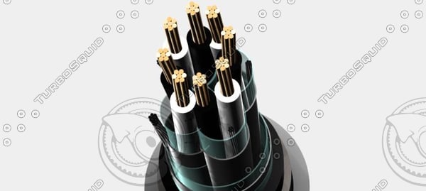 3ds max 9400 cable instrumentation 9404 - 9400 CABLE instrumentation Cable 9404 4x2x0,5 mm2 .max by Cable Master
